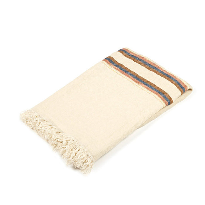 Belgian Guest Towel - Harlan Stripe