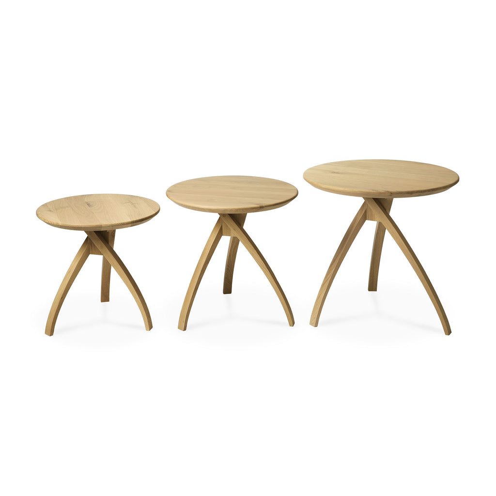 Oak Twist Side Table | Ethnicraft