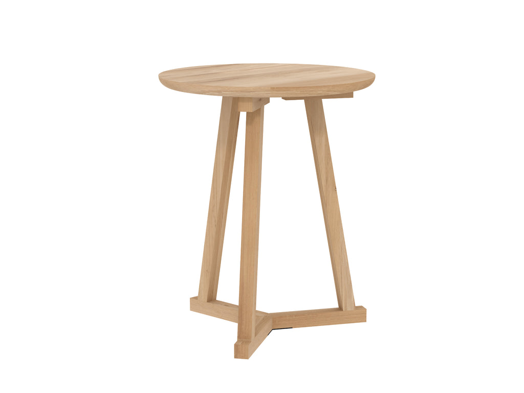 Oak Tripod Side Table - Varnished | Ethnicraft