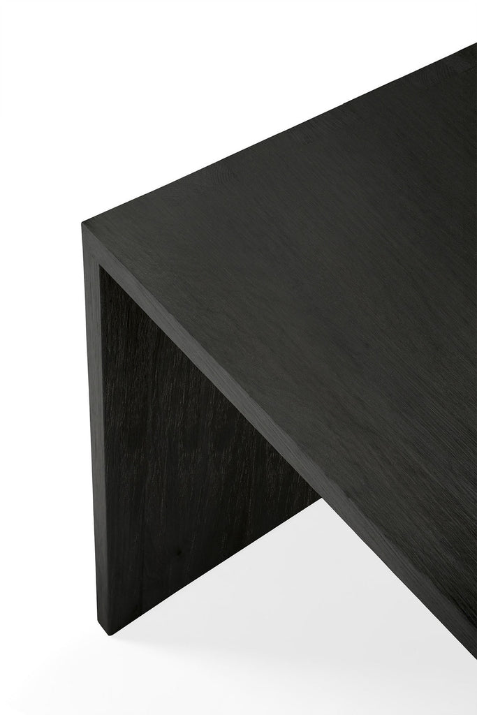 Oak U Black Desk - Varnished | Ethnicraft