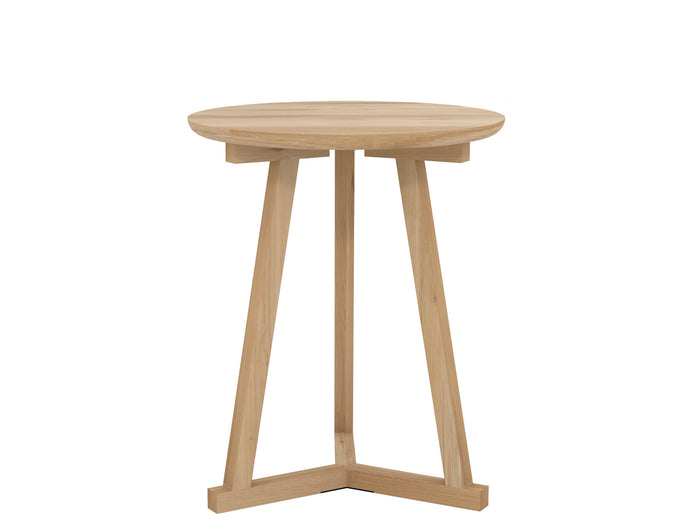 Oak Tripod Side Table - Varnished | Ethnicraft