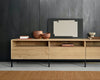 Oak Ligna TV Cupboard - Black Metal Legs | ethnicraft
