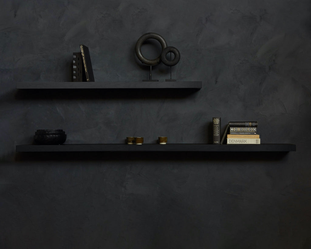 Oak Black Wall Shelf - Varnished | Ethnicraft