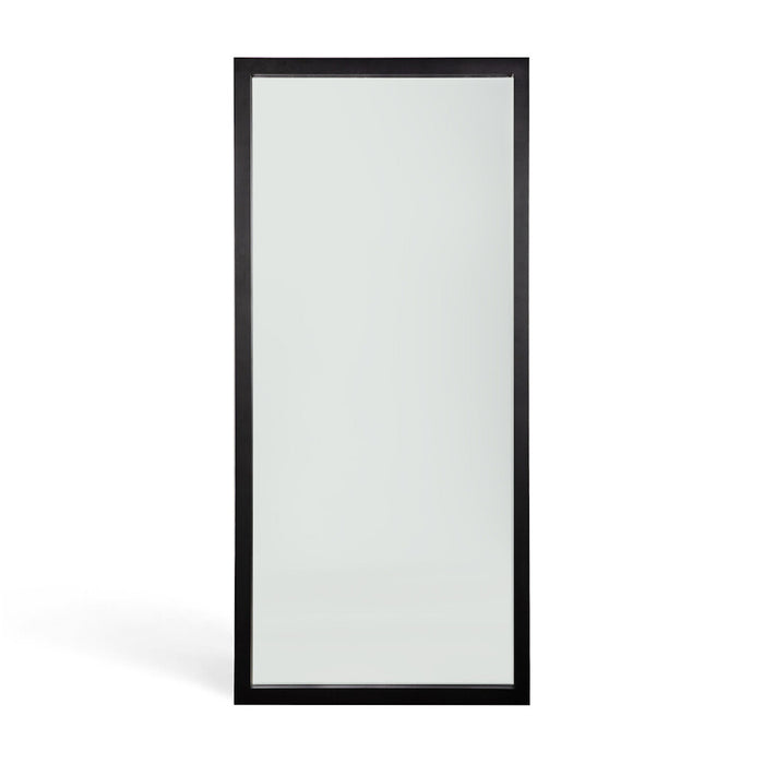Oak Light Frame Black Floor Mirror - Varnished | Ethnicraft