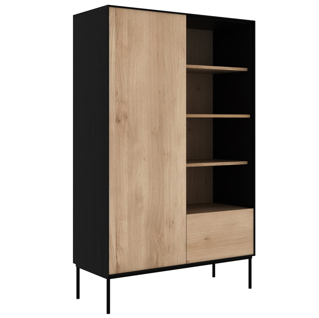 Oak Blackbird Storage Cupboard - Varnished