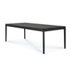 Oak Bok Black Dining Table - Varnished | Ethnicraft