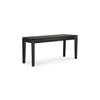 Oak Bok Black Bench - Varnished | ethnicraft