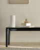 Oak Bok Black Bench - Varnished | ethnicraft