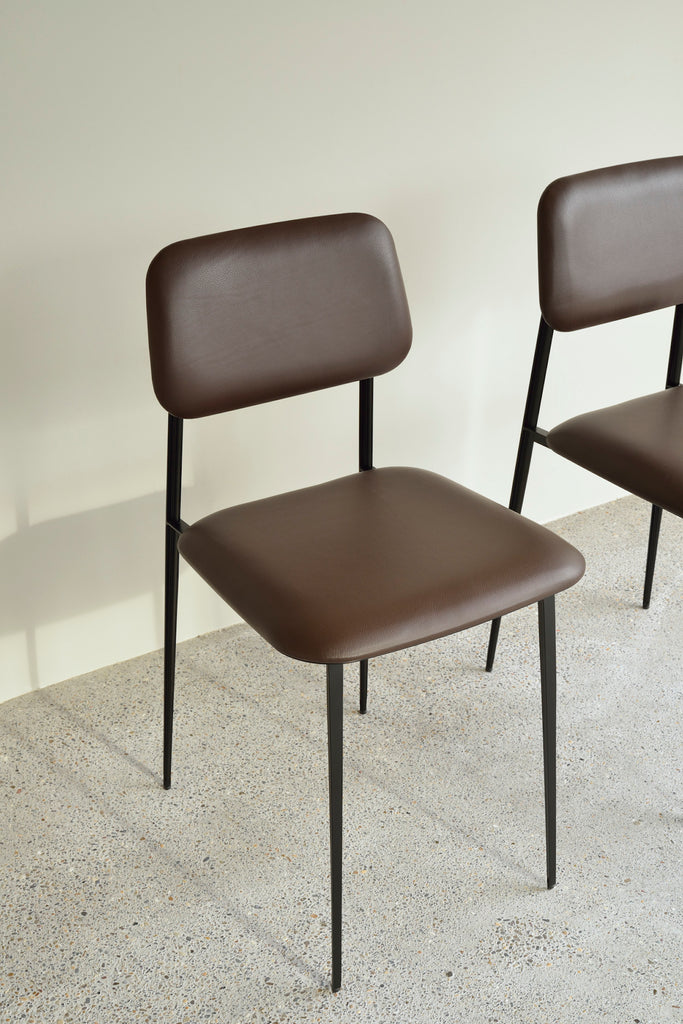 DC Dining Chair - Chocolate Leather | ethnicraft