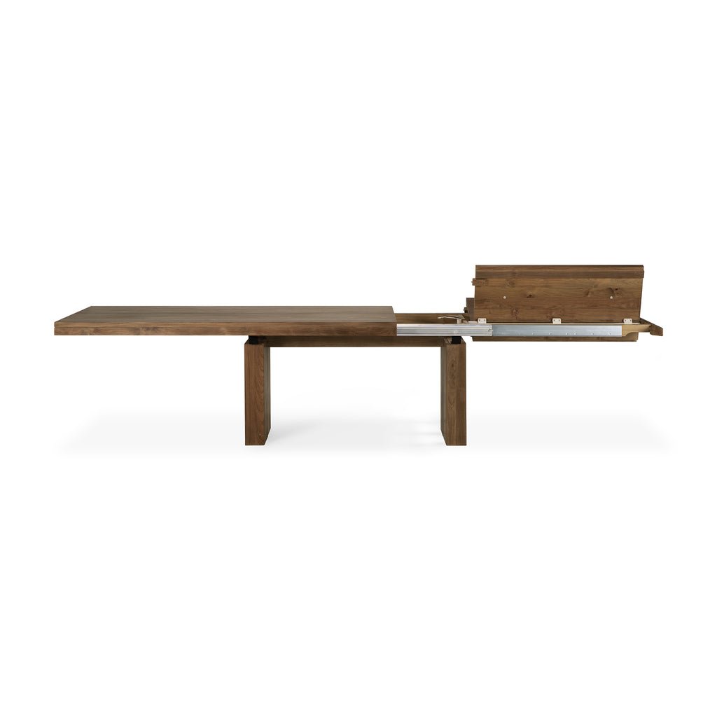Teak Double Extendable Dining Table | Ethnicraft