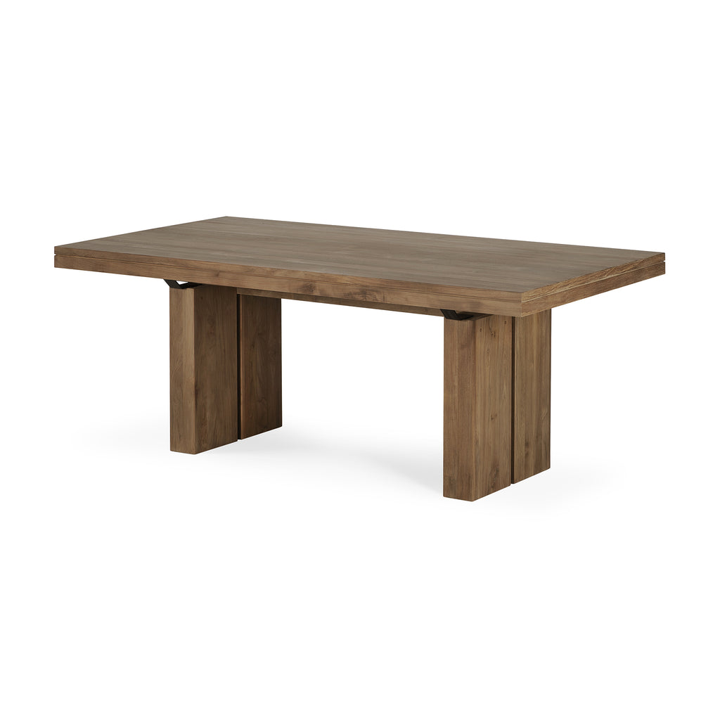 Teak Double Extendable Dining Table | Ethnicraft