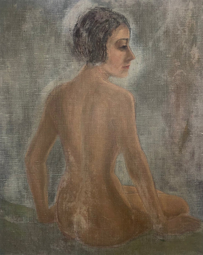 Vintage French Nude Painting