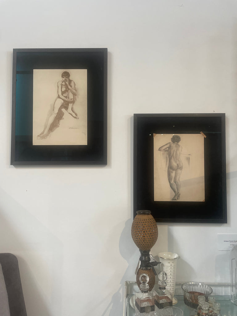 Antique French Nude Sketches