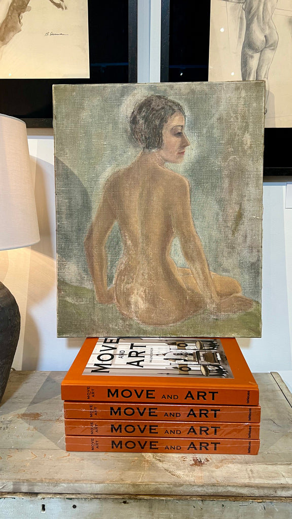 Vintage French Nude Painting