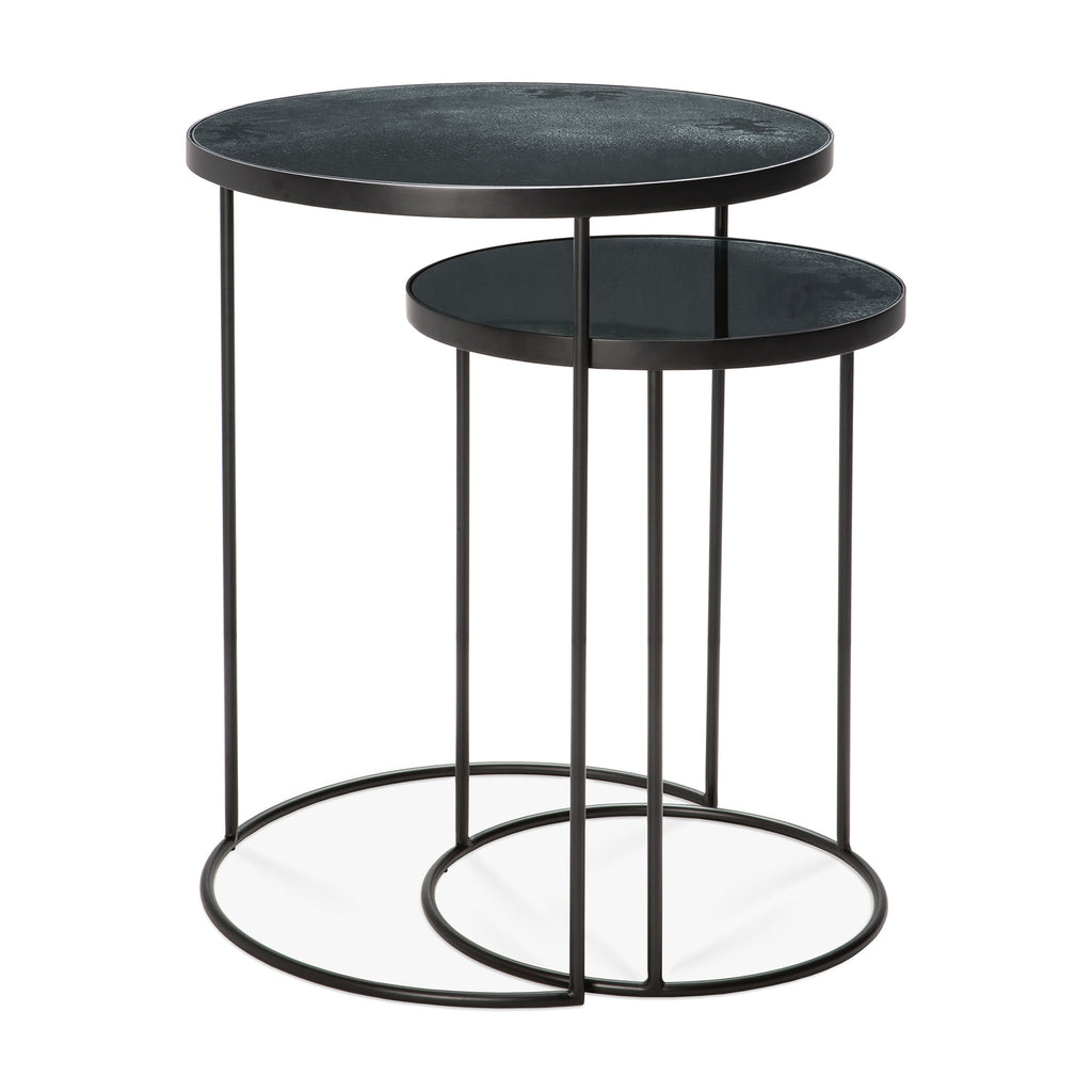 Charcoal Nesting Side Tables (set of 2) | Ethnicraft