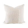 Makun Patchwork Pillow - White