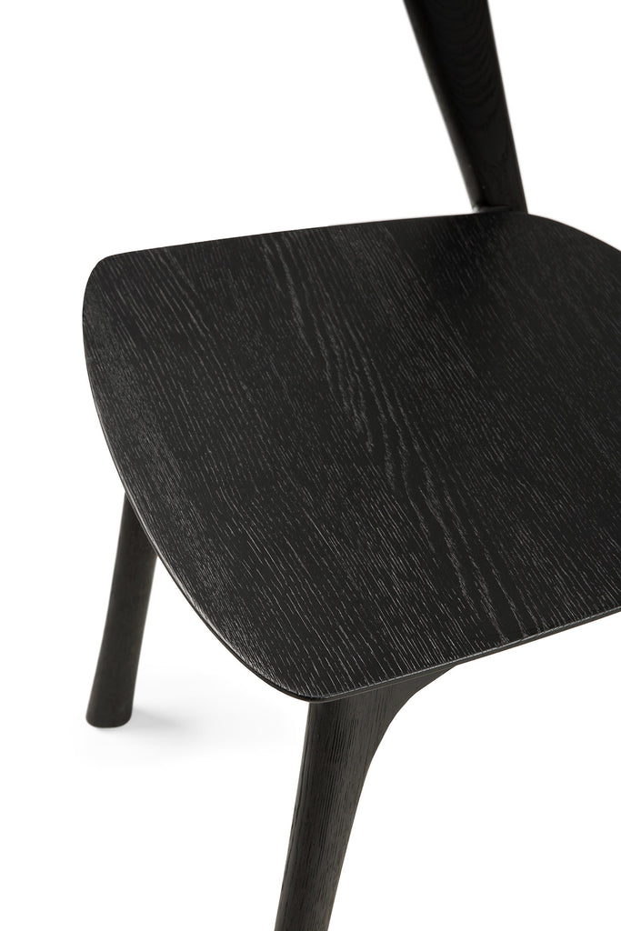 Oak Bok Black Dining Chair - Varnished | Ethnicraft