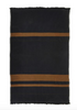 Oscar Throw Blanket - Black Stripe