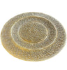 Vintage Round Brass Tray