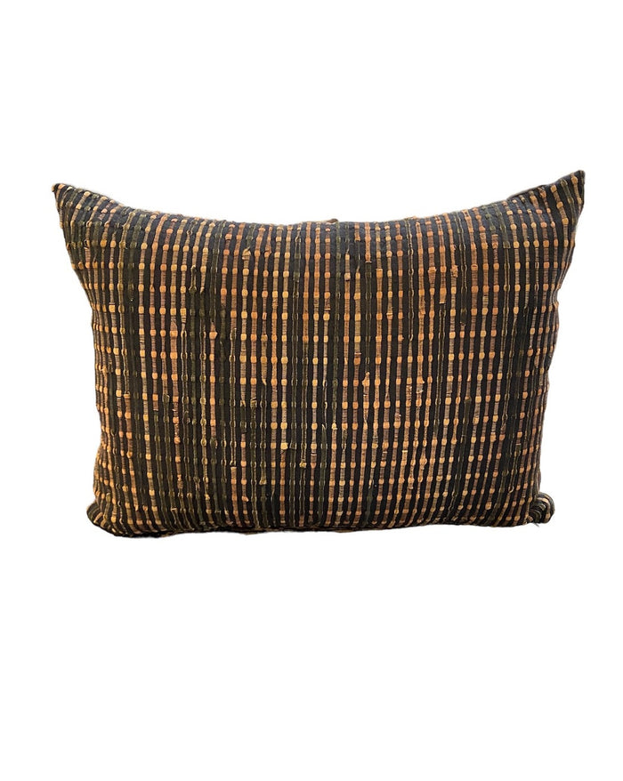Vintage Leather Weave  Pillow