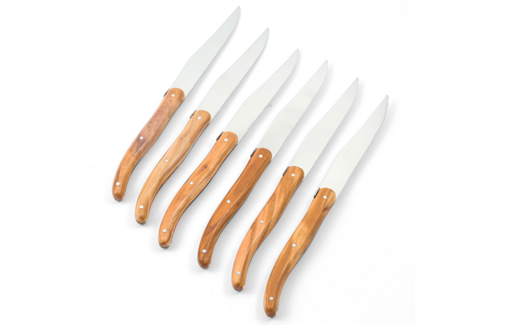 Laguiole France Jean Neron Olivewood Knives
