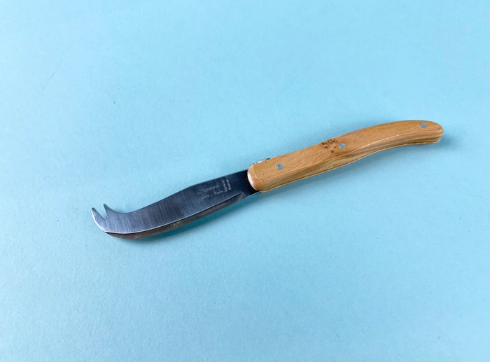 Mini Fork-Tipped Olivewood Knife