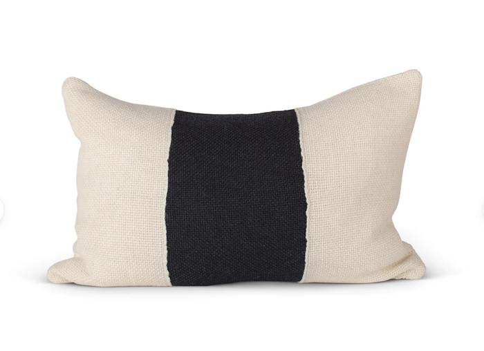 Makun Lazo Lumbar Pillow -  Black