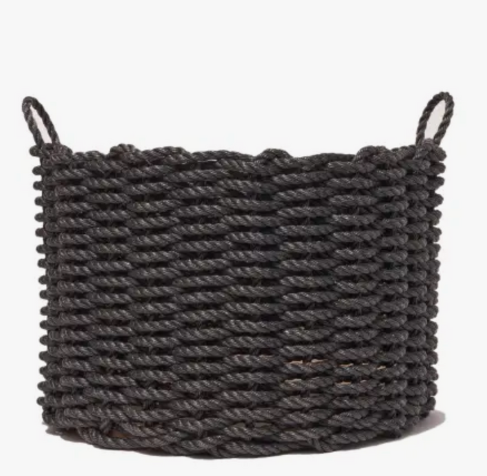 Charcoal Rope Basket