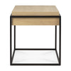 Oak Monolit Side Table - Black Metal | Ethnicraft