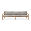 Teak Jack Outdoor Sofa - Mocha