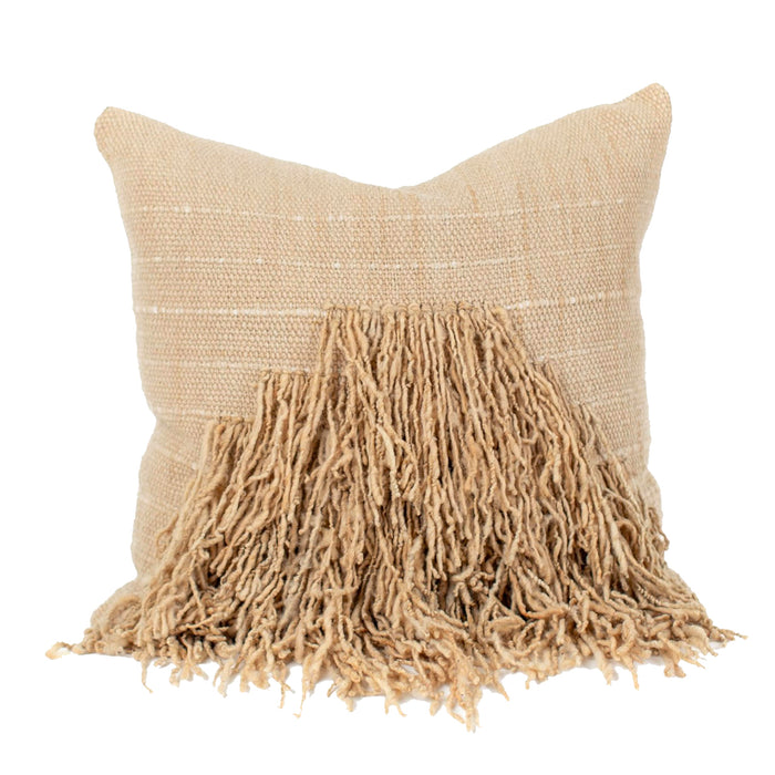 UNU Pillow - Oatmeal with Fringes