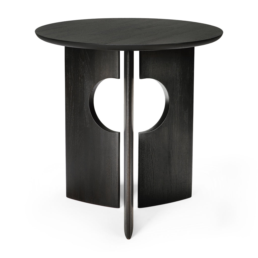 Teak Cove Black Side Table - Varnished | Ethnicraft