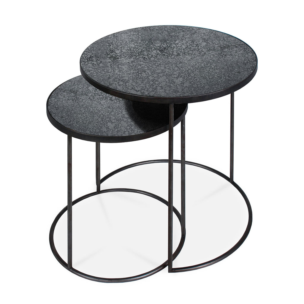Charcoal Nesting Side Tables (set of 2) | Ethnicraft