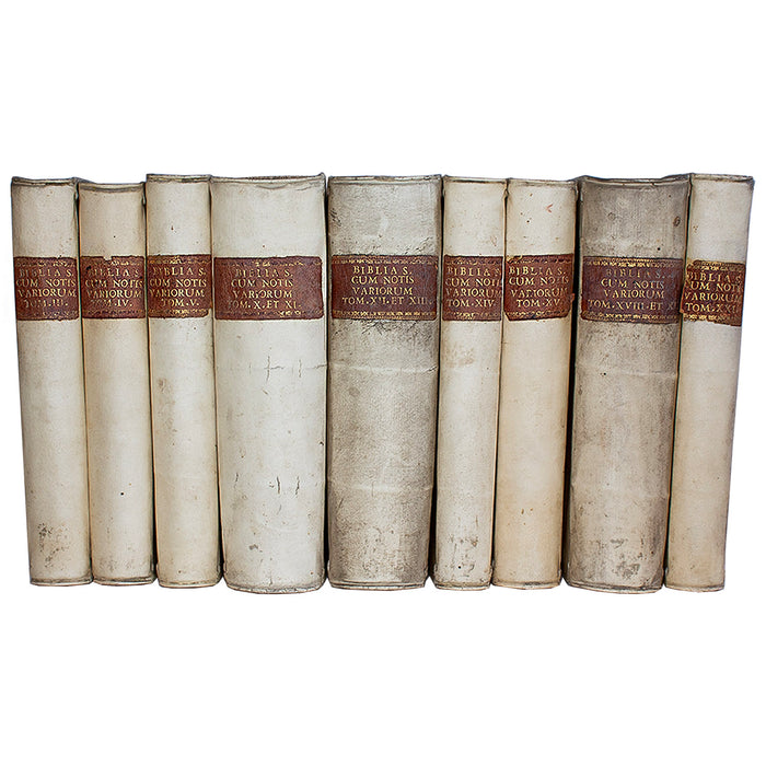 Vellum 9 Volume Book Set 1745