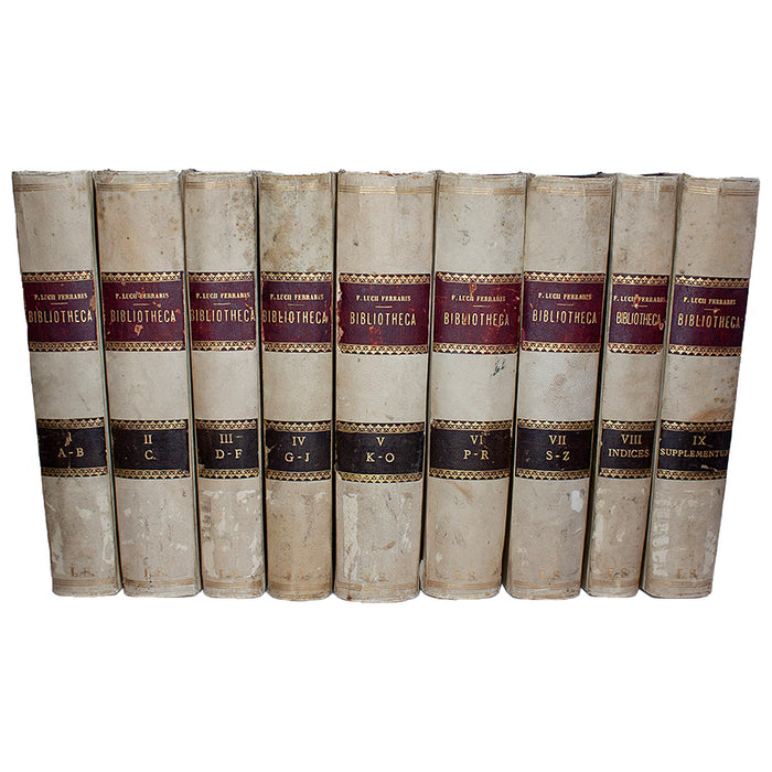 Vellum 9 Volume Book Set 1885