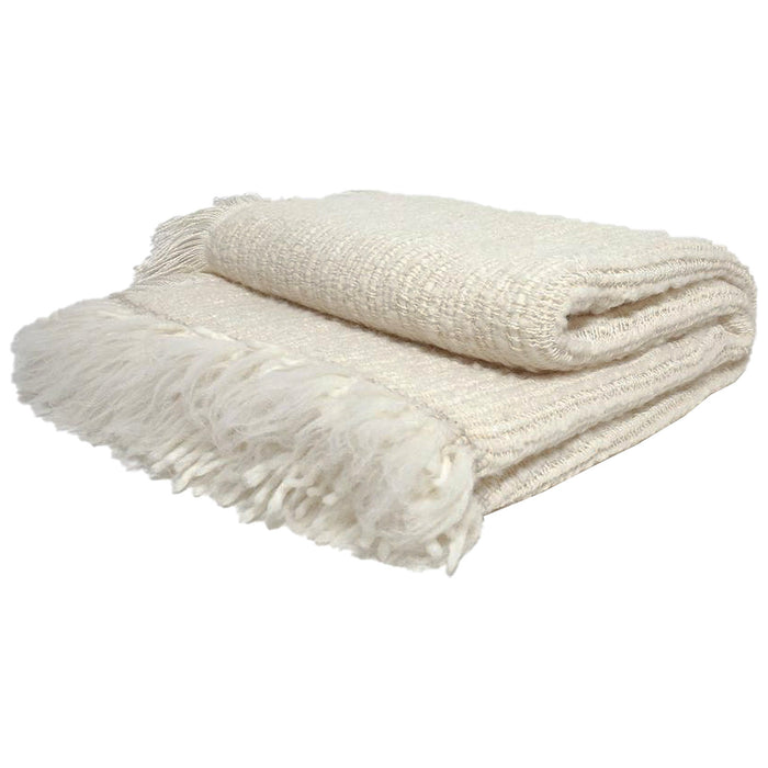 Bulloch Throw Blanket - Cream