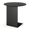 Teak Arc Black Side Table - Varnished | Ethnicraft