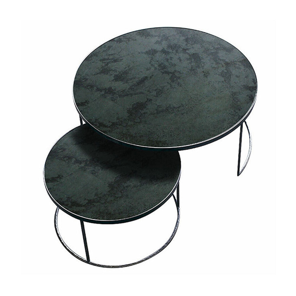 Charcoal Nesting Coffee Table - Set of 2 | Ethnicraft