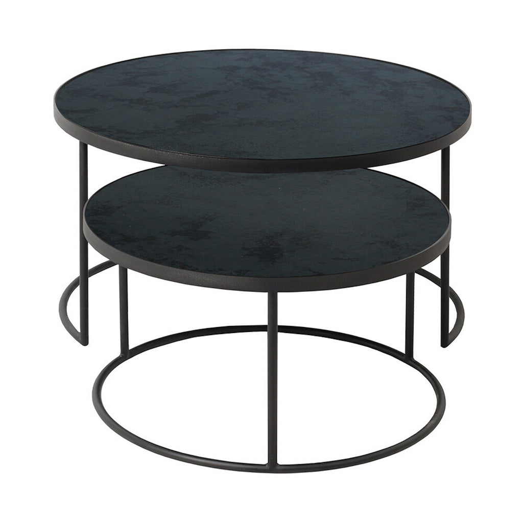 Charcoal Nesting Coffee Table - Set of 2 | Ethnicraft