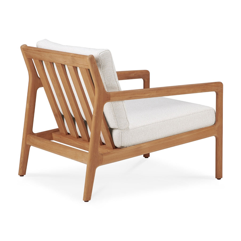 Teak Jack Outdoor Lounge Chair - Off White