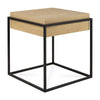 Oak Monolit Side Table - Black Metal | Ethnicraft