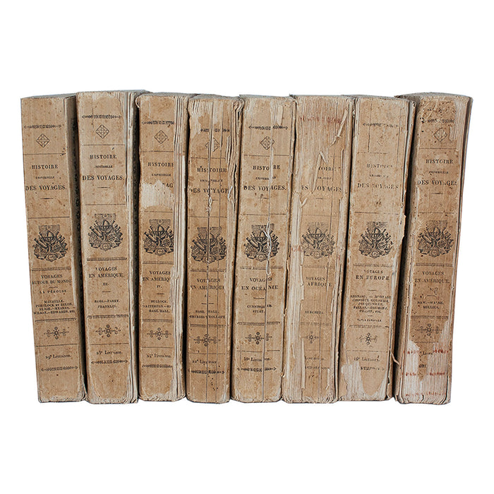 Histoire Des Voyages Paris 8 Volume Book Set 1836