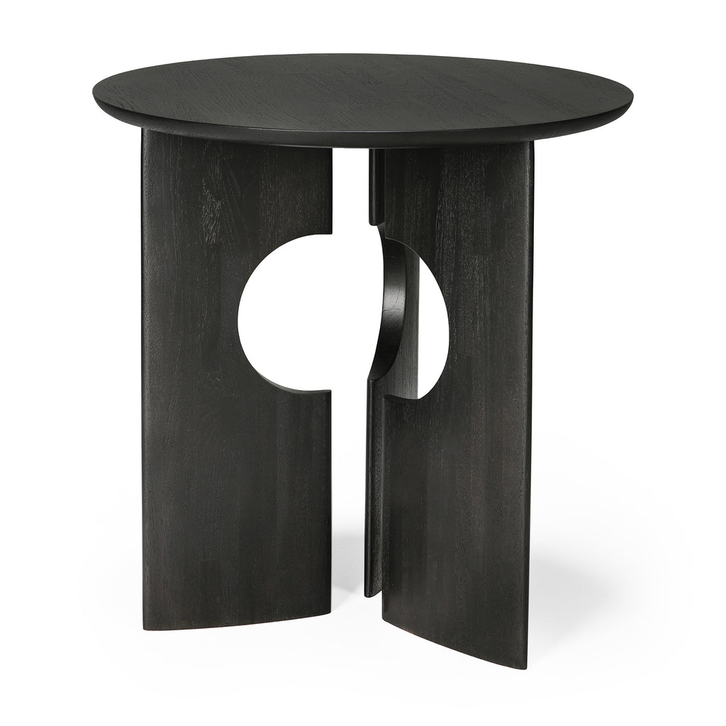 Teak Cove Black Side Table - Varnished | Ethnicraft