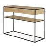 Oak Monolit Console - Black Metal | Ethnicraft