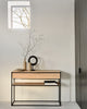 Oak Monolit Console - Black Metal | Ethnicraft